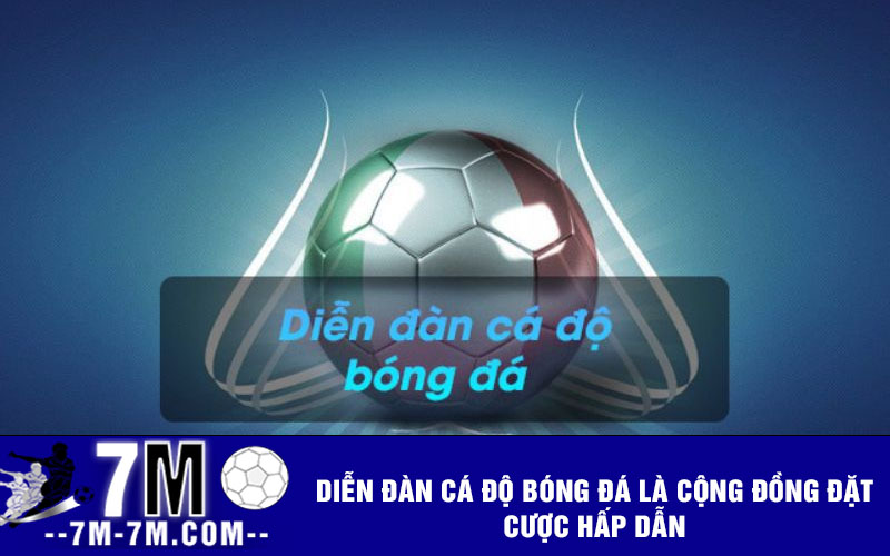 Diễn đàn cá độ bóng đá là cộng đồng đặt cược hấp dẫn Diễn đàn cá độ bóng đá là cộng đồng đặt cược hấp dẫn
